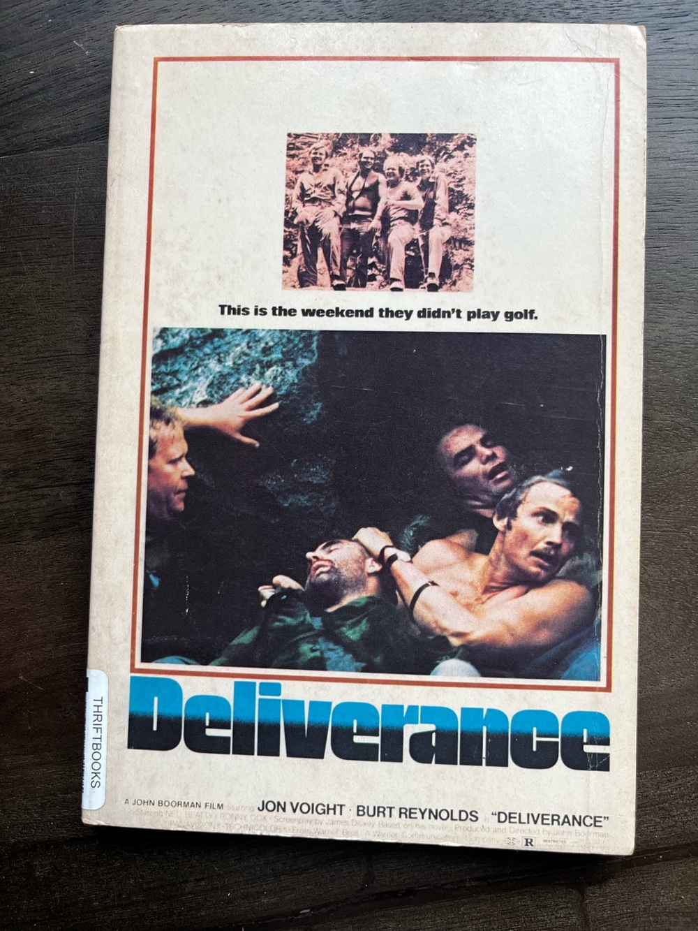 DELIVERANCE screenplay book vintage paperback